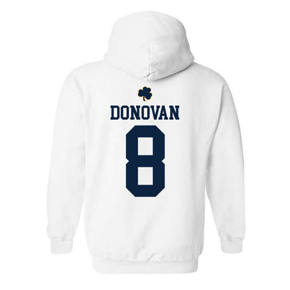 Notre Dame - NCAA Men's Lacrosse : Andrew Donovan - Classic Shersey Hooded Sweatshirt-1