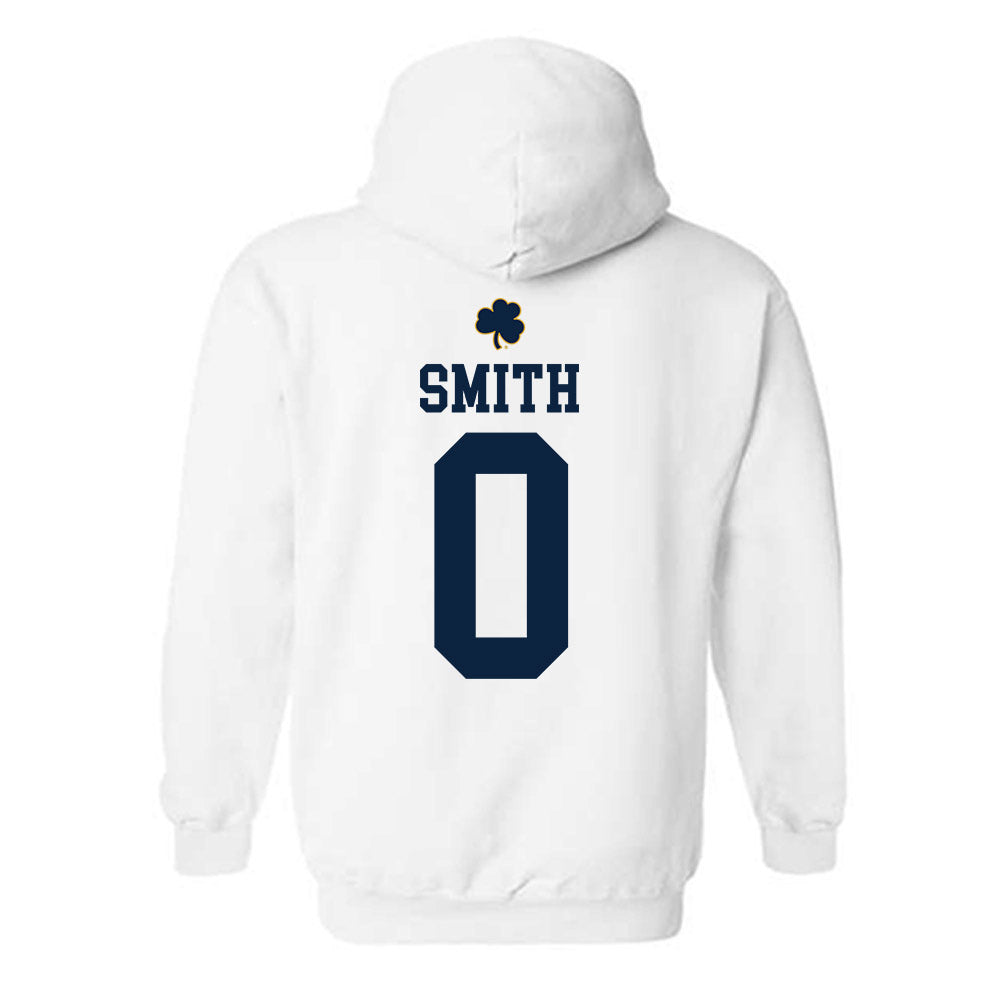 Notre Dame - NCAA Football : DeVonta Smith - Classic Shersey Hooded Sweatshirt-1