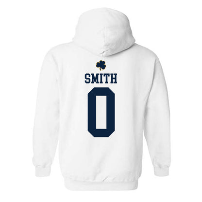 Notre Dame - NCAA Football : DeVonta Smith - Classic Shersey Hooded Sweatshirt-1