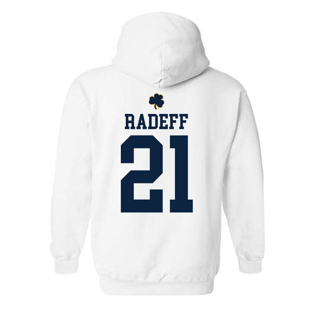 Notre Dame - NCAA Women's Volleyball : Maria Radeff - Classic Shersey Hooded Sweatshirt