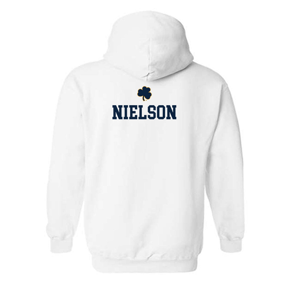 Notre Dame - NCAA Men's Track & Field : Noah Nielson - Classic Shersey Hooded Sweatshirt