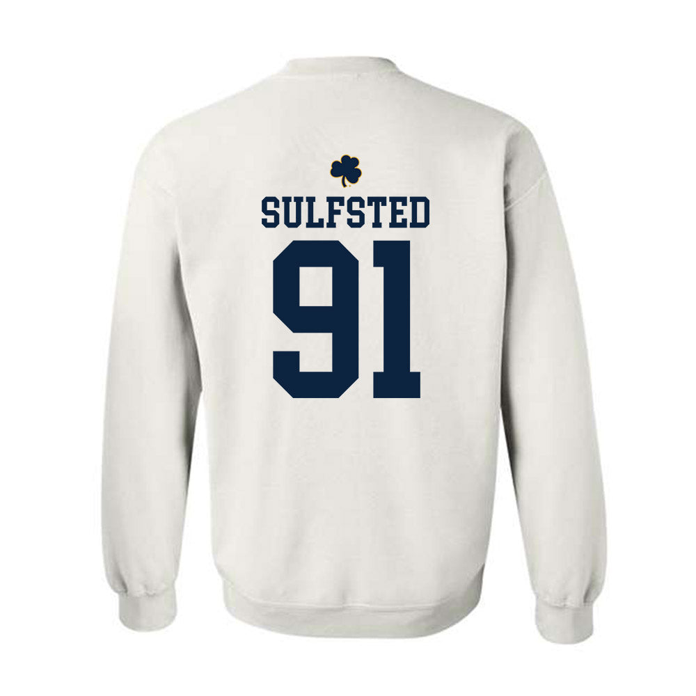 Notre Dame - NCAA Football : Gordy Sulfsted - Classic Shersey Crewneck Sweatshirt-1