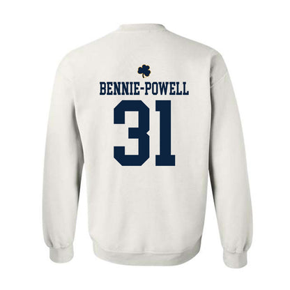 Notre Dame - NCAA Football : Taebron Bennie-Powell - Classic Shersey Crewneck Sweatshirt-1