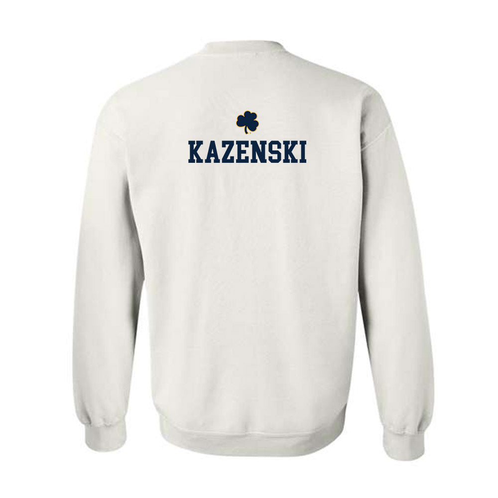 Notre Dame - NCAA Cheerleading : Kylee Kazenski - Classic Shersey Crewneck Sweatshirt