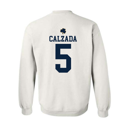 Notre Dame - NCAA Women's Soccer : Carolyn Calzada - Classic Shersey Crewneck Sweatshirt-1