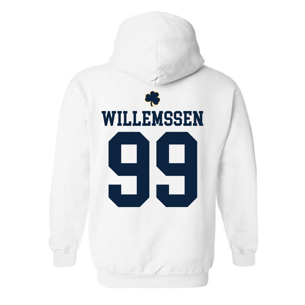 Notre Dame - NCAA Softball : Christina Willemssen - Classic Shersey Hooded Sweatshirt-1