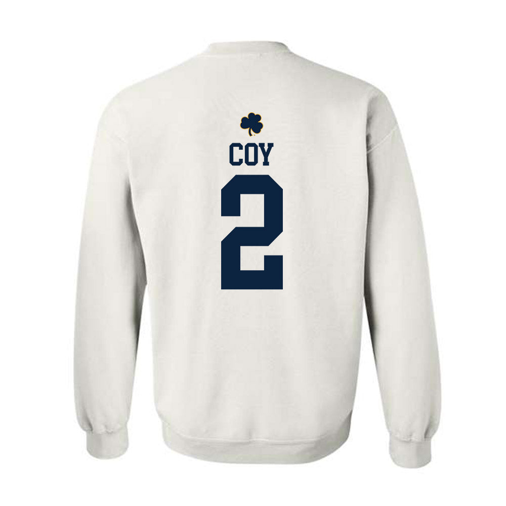 Notre Dame - NCAA Baseball : Noah Coy - Classic Shersey Crewneck Sweatshirt