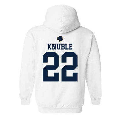 Notre Dame - NCAA Men's Ice Hockey : Cole Knuble - Classic Shersey Hooded Sweatshirt