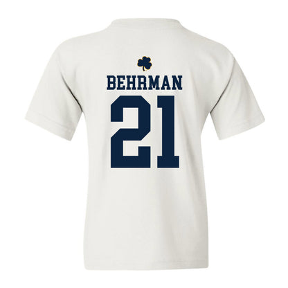 Notre Dame - NCAA Men's Lacrosse : Brock Behrman - Classic Shersey Youth T-Shirt