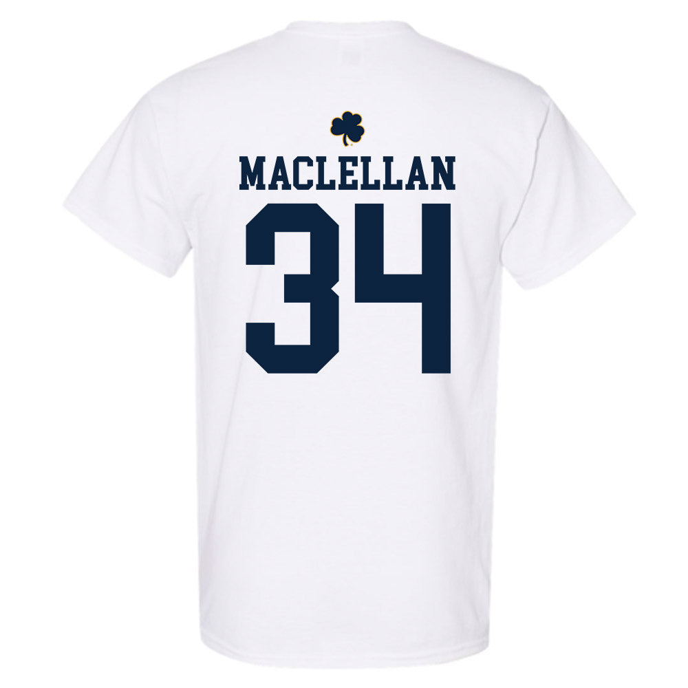 Notre Dame - NCAA Men's Basketball : Matthew MacLellan - Classic Shersey T-Shirt-1