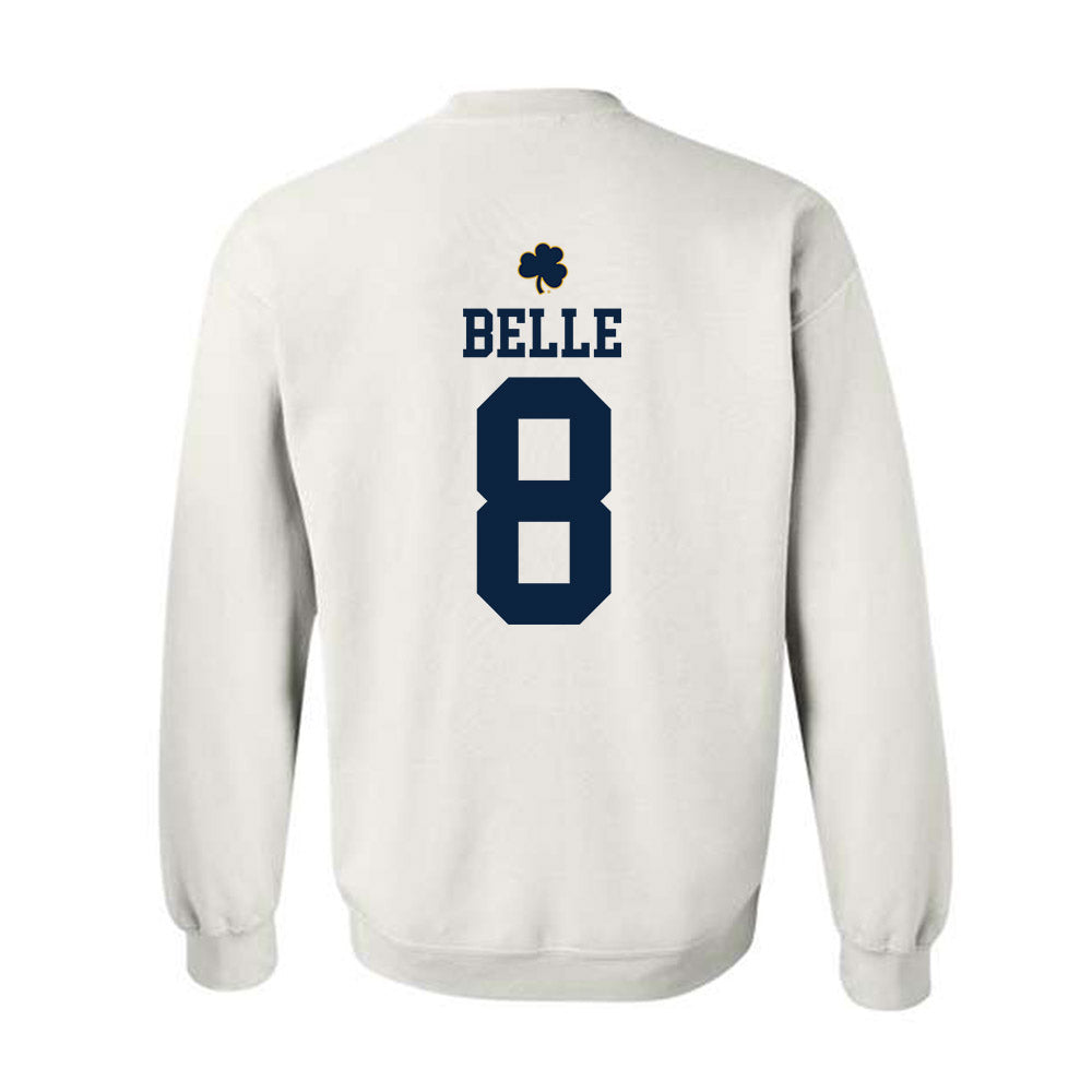 Notre Dame - NCAA Men's Ice Hockey : William Belle - Classic Shersey Crewneck Sweatshirt-1