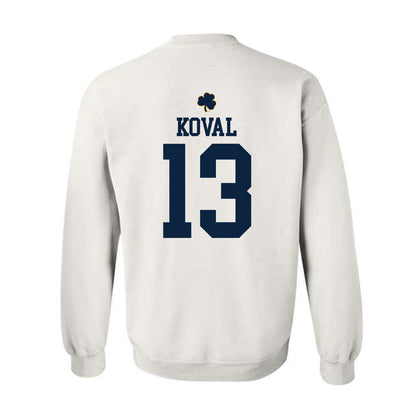 Notre Dame - NCAA Women's Basketball : Kate Koval - Classic Shersey Crewneck Sweatshirt