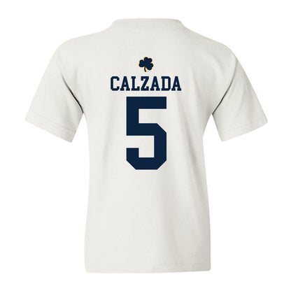 Notre Dame - NCAA Women's Soccer : Carolyn Calzada - Classic Shersey Youth T-Shirt-1