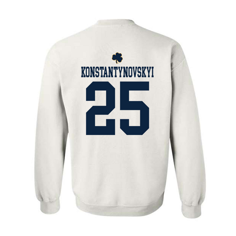 Notre Dame - NCAA Men's Basketball : Nikita Konstantynovskyi - Classic Shersey Crewneck Sweatshirt