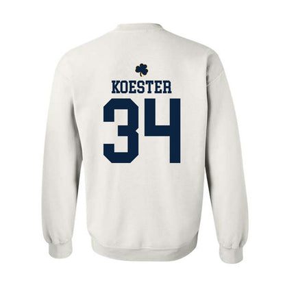 Notre Dame - NCAA Baseball : Brady Koester - Classic Shersey Crewneck Sweatshirt-1