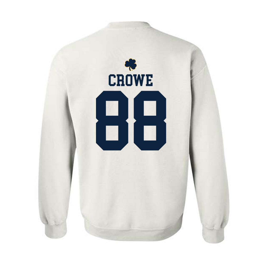 Notre Dame - NCAA Men's Lacrosse : Luke Crowe - Classic Shersey Crewneck Sweatshirt