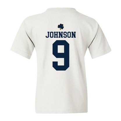 Notre Dame - NCAA Football : Brauntae Johnson - Classic Shersey Youth T-Shirt-1