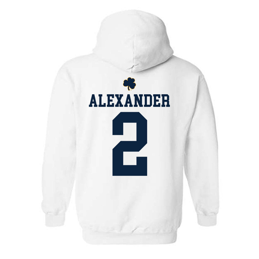 Notre Dame - NCAA Women's Volleyball : Maisie Alexander - Classic Shersey Hooded Sweatshirt