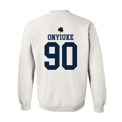 Notre Dame - NCAA Football : Kobi Onyiuke - Classic Shersey Crewneck Sweatshirt-1