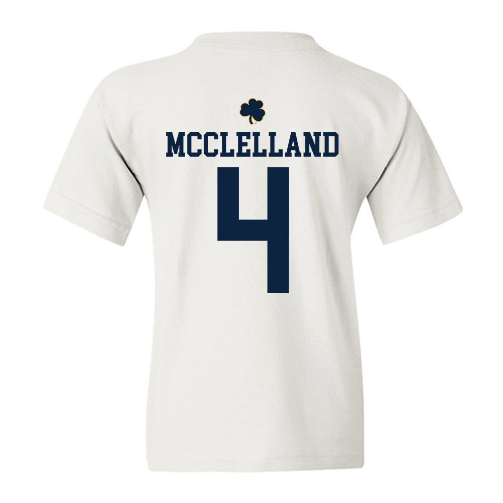 Notre Dame - NCAA Women's Lacrosse : Ellie McClelland - Classic Shersey Youth T-Shirt-1