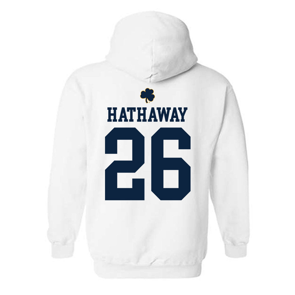  - NCAA Women's Soccer : Melinda Hathaway - Classic Shersey Hooded Sweatshirt-1