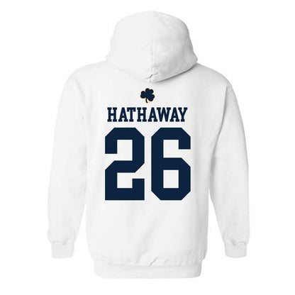  - NCAA Women's Soccer : Melinda Hathaway - Classic Shersey Hooded Sweatshirt-1