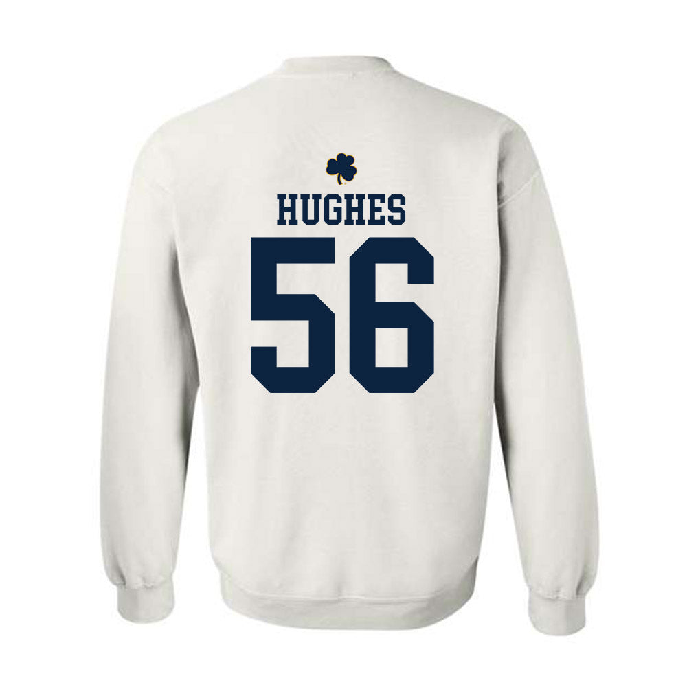 Notre Dame - NCAA Football : Elijah Hughes - Classic Shersey Crewneck Sweatshirt-1