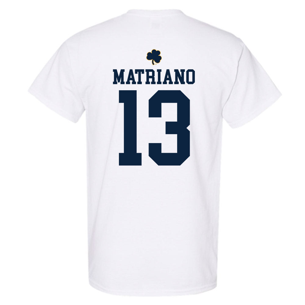 Notre Dame - NCAA Women's Soccer : Delaney Matriano - Classic Shersey T-Shirt-1