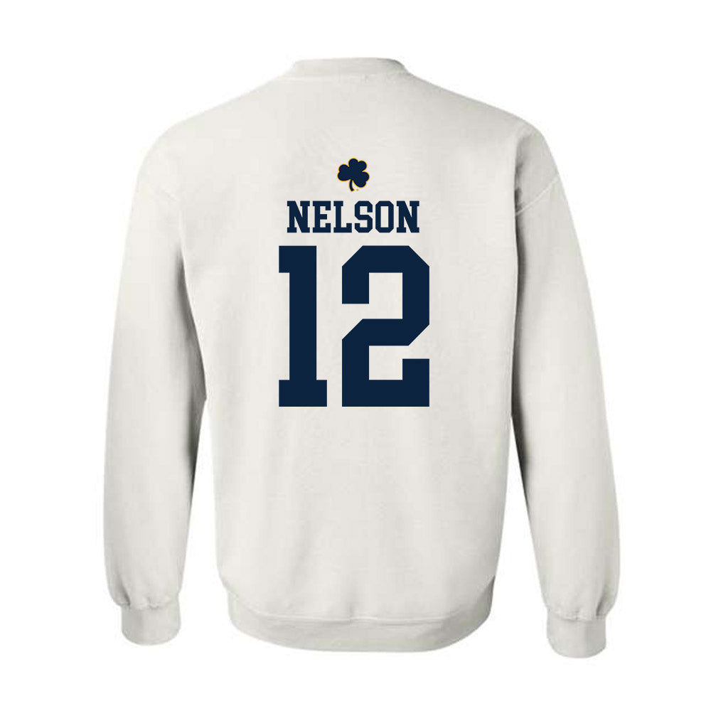 Notre Dame - NCAA Men's Ice Hockey : Henry Nelson - Classic Shersey Crewneck Sweatshirt