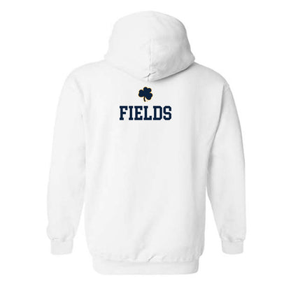 Notre Dame - NCAA Football : Malachi Fields - Classic Shersey Hooded Sweatshirt-1