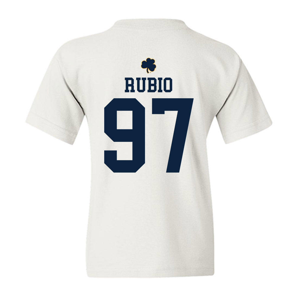 Notre Dame - NCAA Football : Gabriel Rubio - Classic Shersey Youth T-Shirt-1