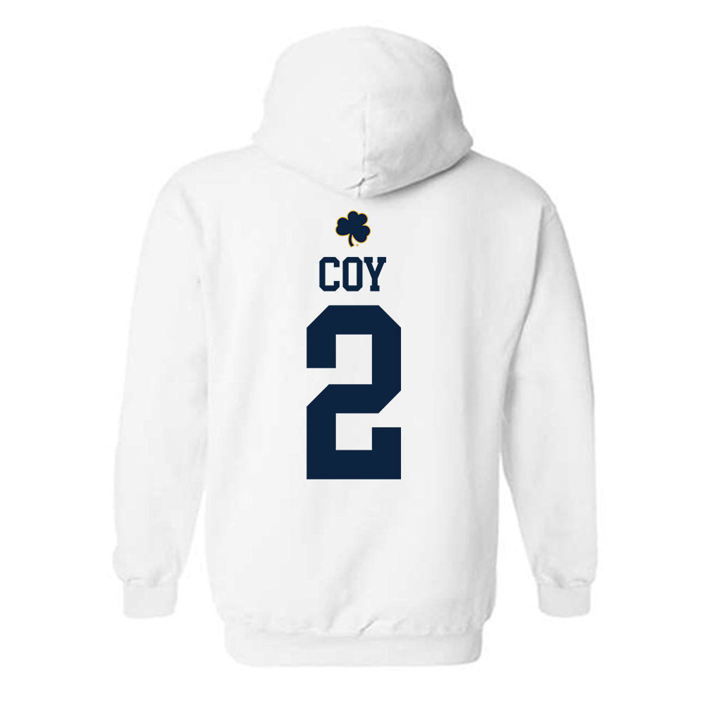 Notre Dame - NCAA Baseball : Noah Coy - Classic Shersey Hooded Sweatshirt