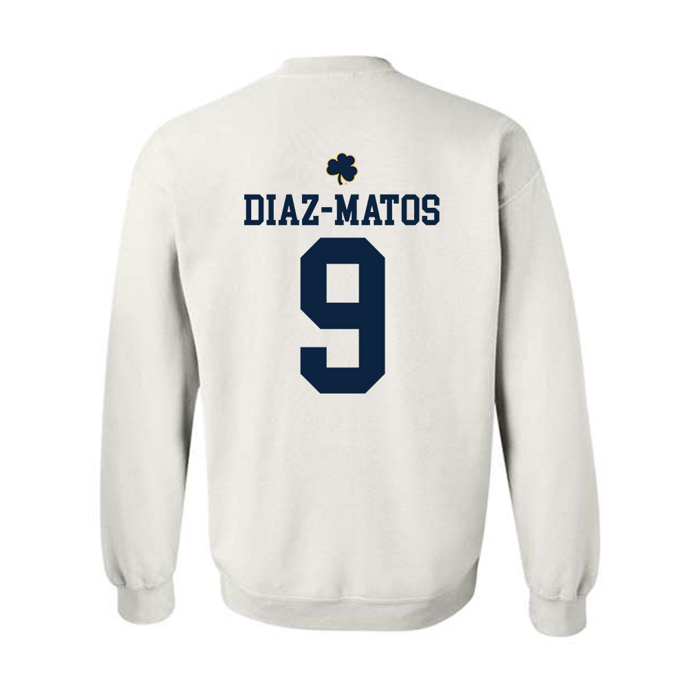 Notre Dame - NCAA Men's Lacrosse : Aidan Diaz-Matos - Classic Shersey Crewneck Sweatshirt-1