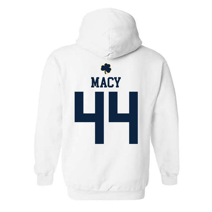 Notre Dame - NCAA Women's Basketball : Leah Macy - Classic Shersey Hooded Sweatshirt-1