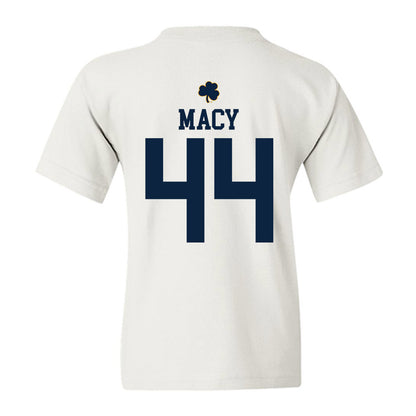 Notre Dame - NCAA Women's Basketball : Leah Macy - Classic Shersey Youth T-Shirt-1
