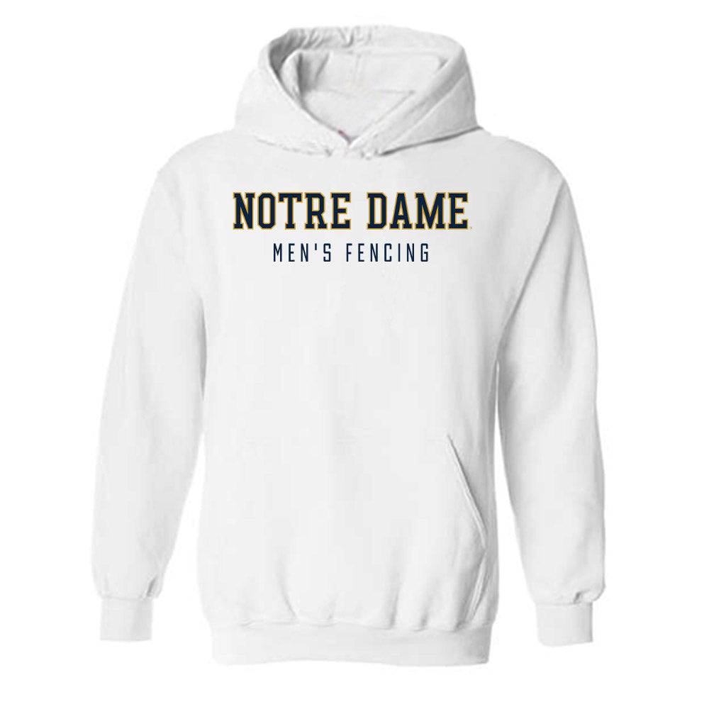 Notre Dame - NCAA Men's Fencing : Jason Zhao - Classic Shersey Hooded Sweatshirt