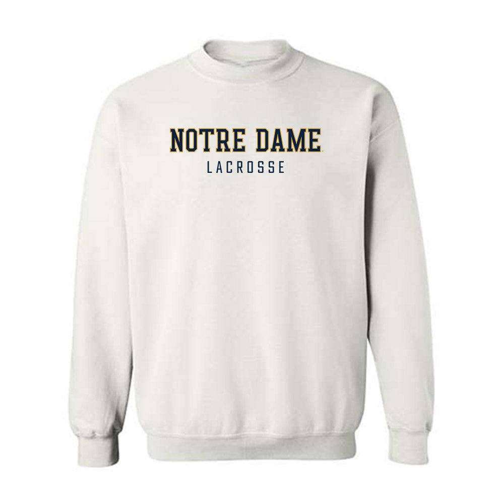 Notre Dame - NCAA Men's Lacrosse : Brock Behrman - Classic Shersey Crewneck Sweatshirt