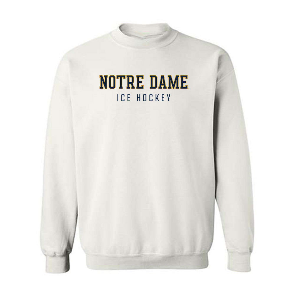 Notre Dame - NCAA Men's Ice Hockey : William Belle - Classic Shersey Crewneck Sweatshirt-0