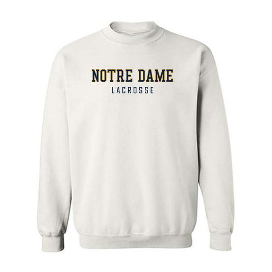 Notre Dame - NCAA Women's Lacrosse : Angie Conley - Classic Shersey Crewneck Sweatshirt-0