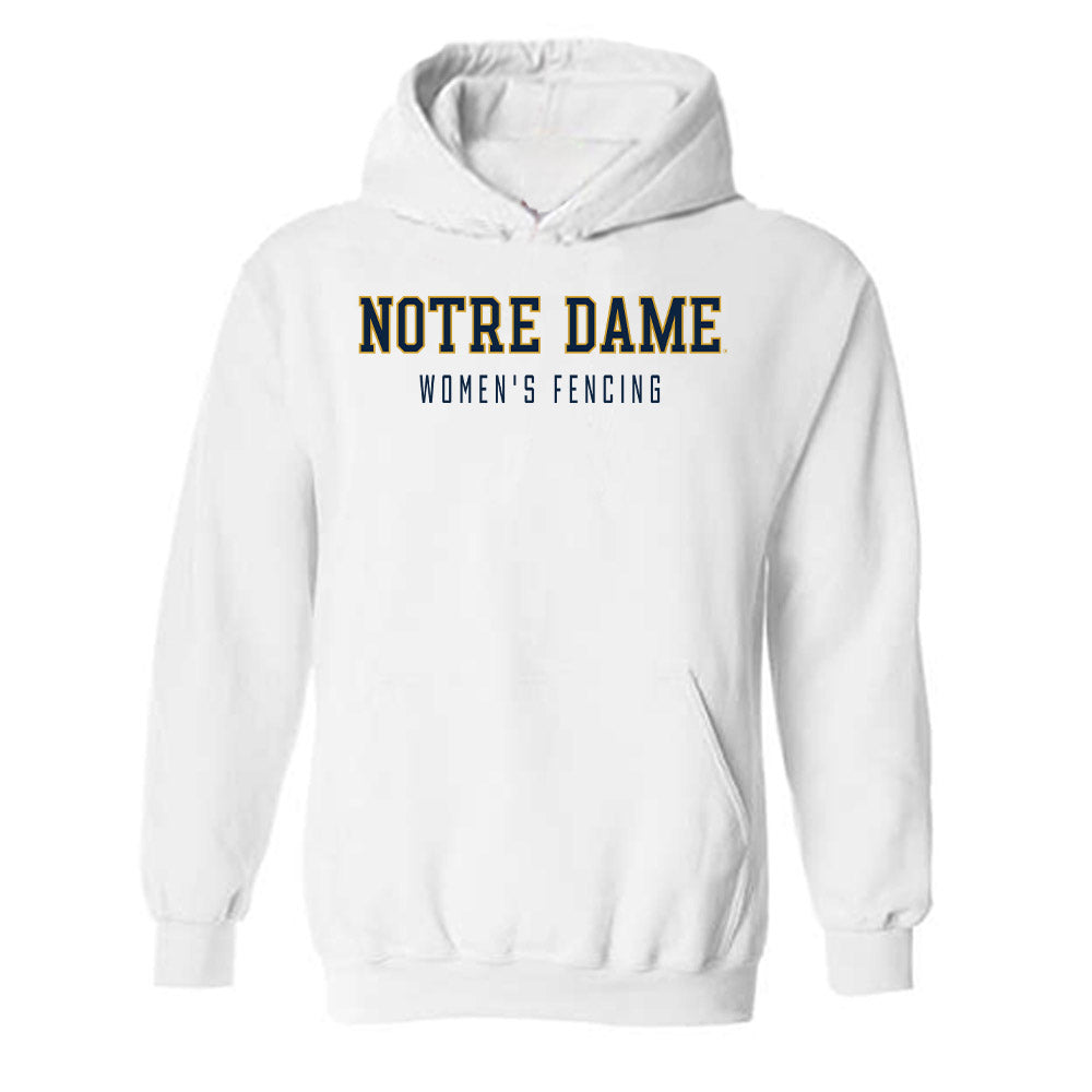 Notre Dame - NCAA Women's Fencing : Atara Greenbaum - Classic Shersey Hooded Sweatshirt-0