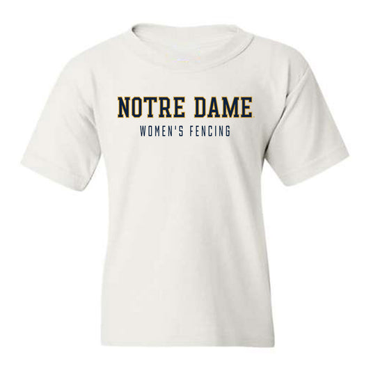 Notre Dame - NCAA Women's Fencing : Lola Possick - Classic Shersey Youth T-Shirt