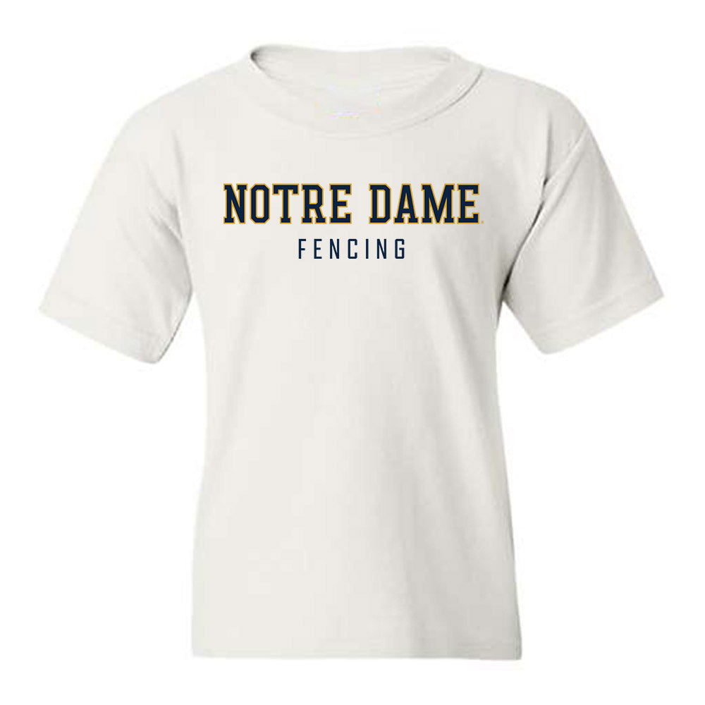 Notre Dame - NCAA Women's Fencing : Kyle Fallon - Classic Shersey Youth T-Shirt-0