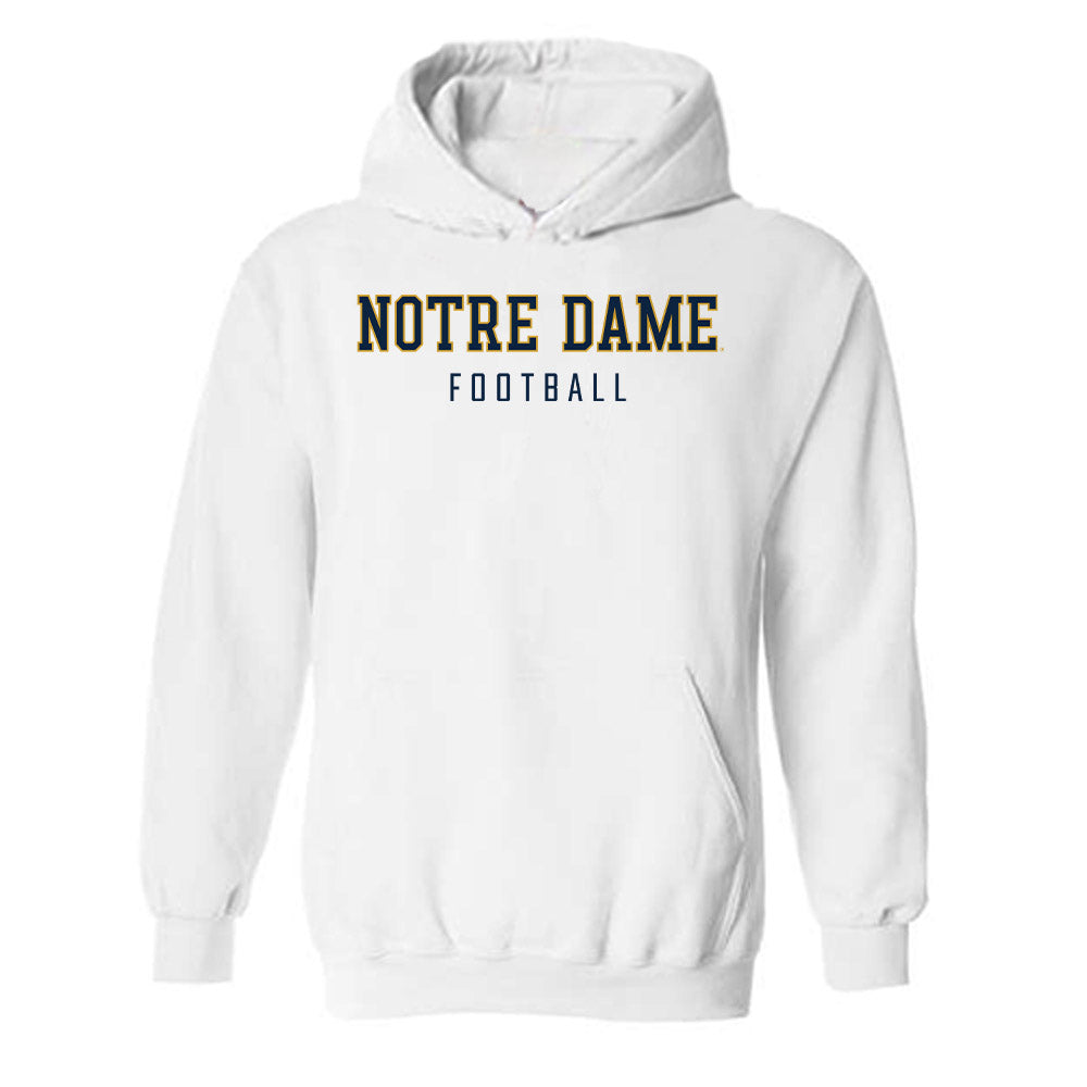 Notre Dame - NCAA Football : Sullivan Absher - Classic Shersey Hooded Sweatshirt-0