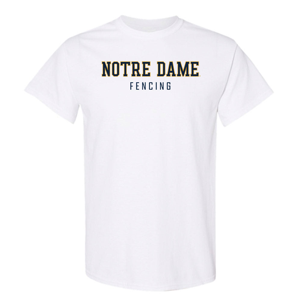 Notre Dame - NCAA Men's Fencing : Jack Oursler - Classic Shersey T-Shirt-0