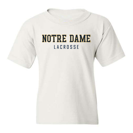 Notre Dame - NCAA Men's Lacrosse : Luke Crowe - Classic Shersey Youth T-Shirt