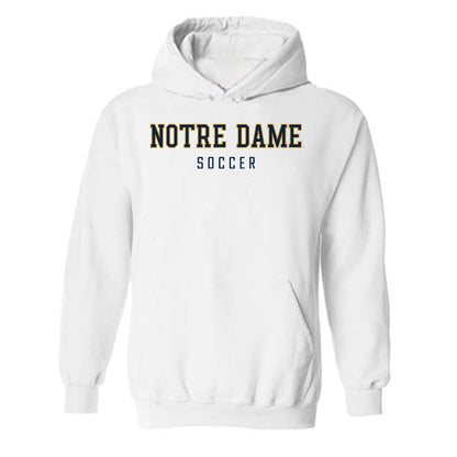 Notre Dame - NCAA Men's Soccer : Nici Bartlett - Classic Shersey Hooded Sweatshirt-0