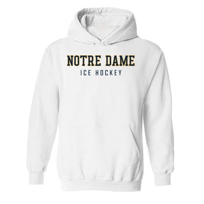 Notre Dame - NCAA Men's Ice Hockey : Cole Brown - Classic Shersey Hooded Sweatshirt-0