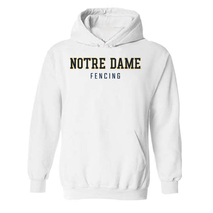 Notre Dame - NCAA Men's Fencing : Jonathan Hamilton-Meikle - Classic Shersey Hooded Sweatshirt-0