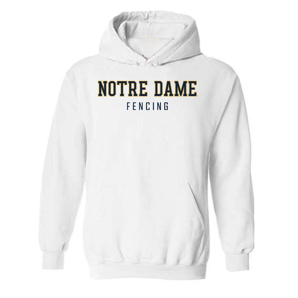 Notre Dame - NCAA Women's Fencing : Kyle Fallon - Classic Shersey Hooded Sweatshirt-0