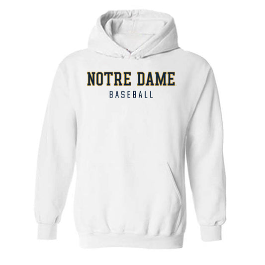 Notre Dame - NCAA Baseball : Justin Mayes - Classic Shersey Hooded Sweatshirt-0